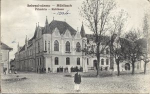 Sebeșul-săsesc - Mühlbach, Primăria - Rahthaus, carte poștală
