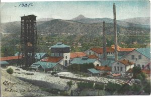 Câmpulung Muscel, Fabrica de hârtie și Mateiașul văzut după Măgura, carte poștală