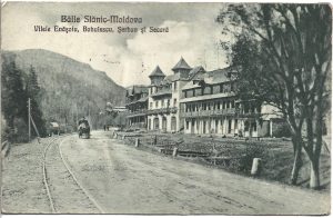 Băile Slănic-Moldova, Vilele Enășoiu, Bobulescu, Șerban și Secară, carte poștală