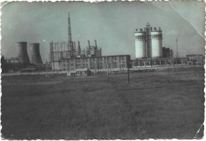 Combinatul chimic de la Săvinești, județul Neamț, fotografie din perioada comunistă