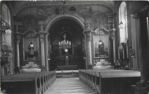 Interior de biserică, România, perioada interbelică