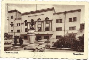 Szatmárnémeti, Megyeháza, carte poștală, Satu Mare