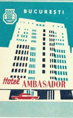 Etichetă Hotel Ambasador, ONT Carpați România, perioada comunistă