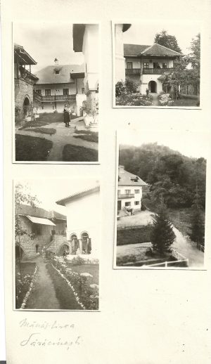 Mănăstirea Sărăcinești, 1943, lot de 4 fotografii