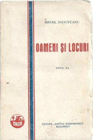 Oameni și locuri de Mihail Sadoveanu, 1929