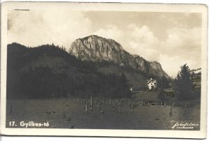 Gyilkos-tó, carte poștală, Lacu Roșu