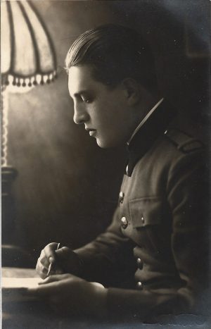 Ofițer român, Cluj, 1926, studio Belle Z