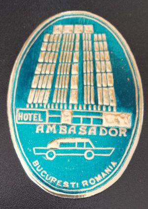 Etichetă Hotel Ambasador, București, România, perioada comunistă