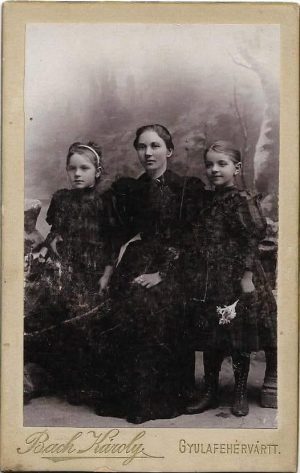 Fotografie de familie, studio Bach, Alba Iulia