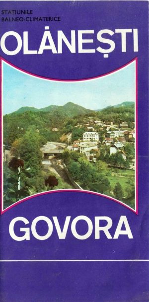 Stațiunile balneo-climaterice Olănești și Govora, pliant de reclamă turistică, perioada comunistă