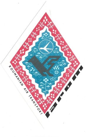 Etichetă TAROM, România, perioada comunistă