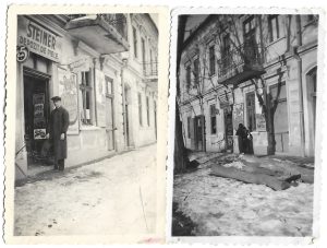Steiner Izidor, Depozit de piele, 1934, Sântana, județul Arad, lot de 2 fotografii