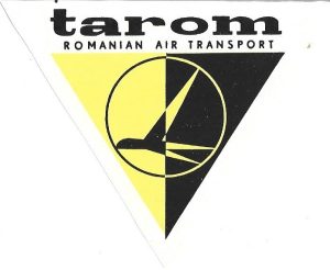 Etichetă TAROM perioada comunistă