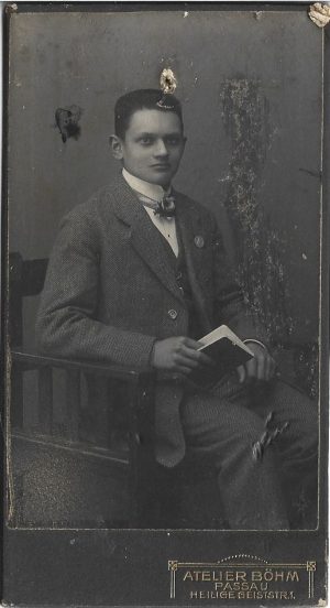 Portret de bărbat, studio Böhm, Passau