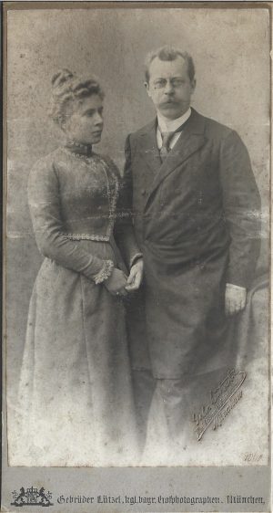 Bărbat și femeie, studio Gebrüder Lützel, München