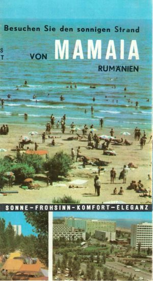 Mamaia, broșură în limba germană, România, 1968