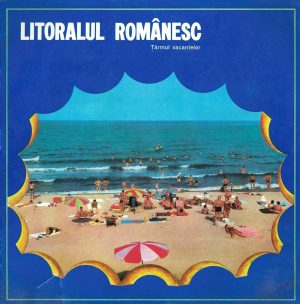 Litoralul românesc, țărmul vacanțelor, pliant ONT de reclamă turistică, perioada comunistă
