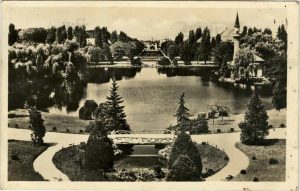București, Parcul Libertății, carte poștală, RPR