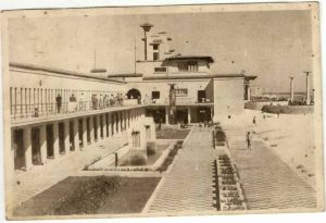 Mamaia, Cabine pe plajă, carte poștală, RPR