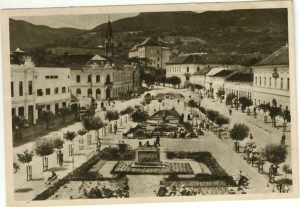 Deva, Piața Unirii, carte poștală, RPR