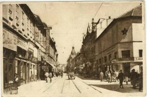 Oradea, Calea Republicei, carte poștală, RPR
