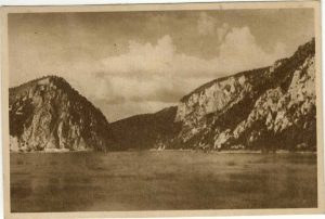 Dunărea, La Cazane, carte poștală, RPR