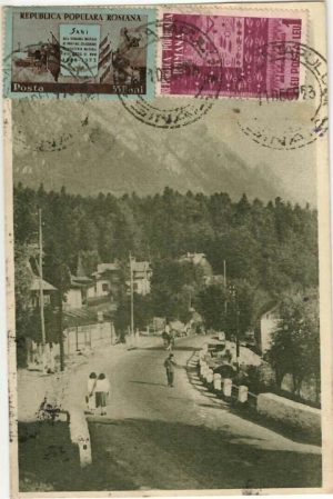 Poiana Țapului, Vedere, carte poștală, RPR