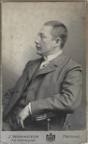 Portret de bărbat, studio Werkmeister, Freising