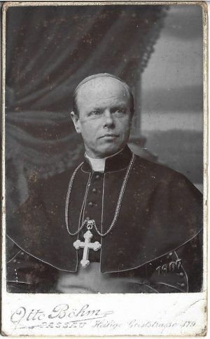 Portret de preot catolic, 1907, studio Otto Böhm, Passau