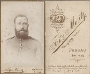 Militar german, studio Fritz Moritz, Passau