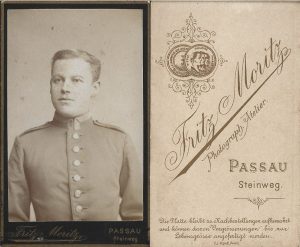 Militar german, studio Fritz Moritz, Passau