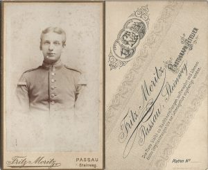Militar german, studio Fritz Moritz, Passau