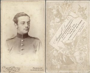 Militar german, studio August Ducrue, Passau