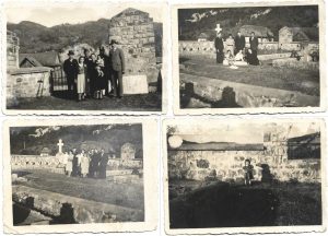 Cimitirul militar din Poiana Sărată (azi în județul Bacău) în timpul ocupației Ardealului de Nord-Vest, 1940-1944, lot de 4 fotografii