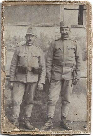 Militari dintr-un regiment honvéd, Primul Război Mondial