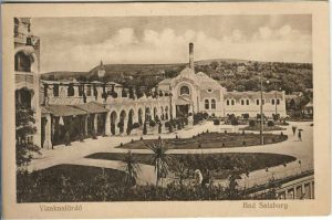 Vizaknafürdő/Bad Salzburg, carte poștală, 1917, Ocna Sibiului