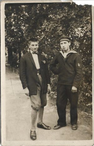 Marinar în uniformă Liga Navală Maritimă, perioada interbelică