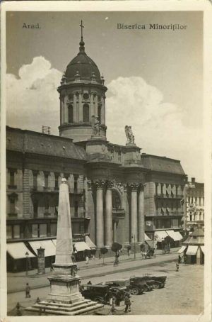 Arad, Biserica Minoriților, carte poștală