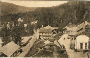 Tușnad-Băi - Vedere/Tusnádfürdő - Látképe, carte poștală