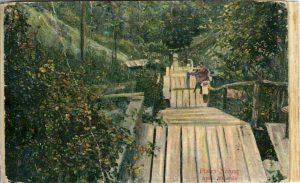 Piatra Neamț - Apele Minerale, carte poștală circulată Sibiu, 1930