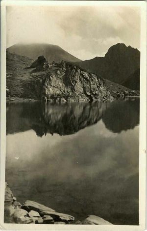Lacul Avrigului 2011 m - Frecker See 2011 m, SCaT Secția Sibiu/SKV Sektion Hermannstadt, carte poștală, 1933