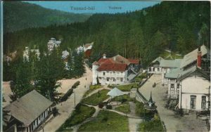 Tușnad-băi - Vedere, carte poștală, 1926