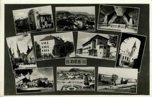 Dés/Dej, carte poștală, 1940