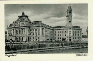 Nagyvárad, Városháza, carte poștală, Oradea