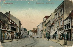 Nagyszeben, Disznódi-utca - Heltauergasse, ștampilă Cenzurat Postul Sibiu, 1919/Sibiu, carte poștală