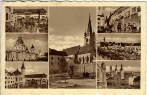 Marosvásárhelyi részletek, carte poștală, Târgu Mureș