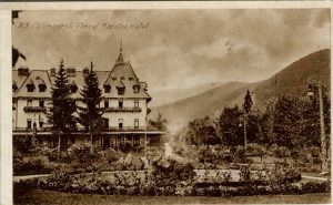 Călimănești, Parcul Marelui Hotel, carte poștală