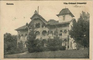Govora, Vila Colonel Ivanovici, carte poștală circulată Sibiu
