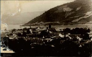 Orșova, Editura Ios B Hanul Orșova, Inst Arte Deutsch Reșița, carte poștală circulată Brăila, 1930