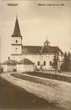 Rășinari, Biserica nouă gr-or rom, Editura Eremie Duncășiu, Rășinar, carte poștală